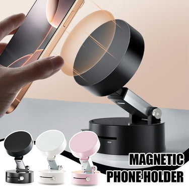 360° Double-Sided Suction Magnetic Phone & Storage Holder